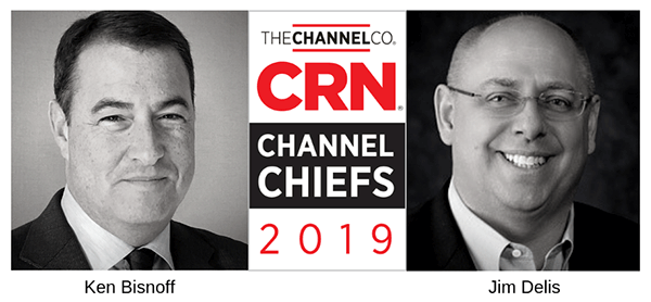 Ken Bisnoff and Jim Delis of TPx Recognized as 2019 CRN Channel Chiefs
