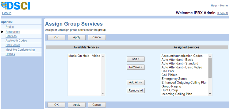 Admin-Assign-Group-Services