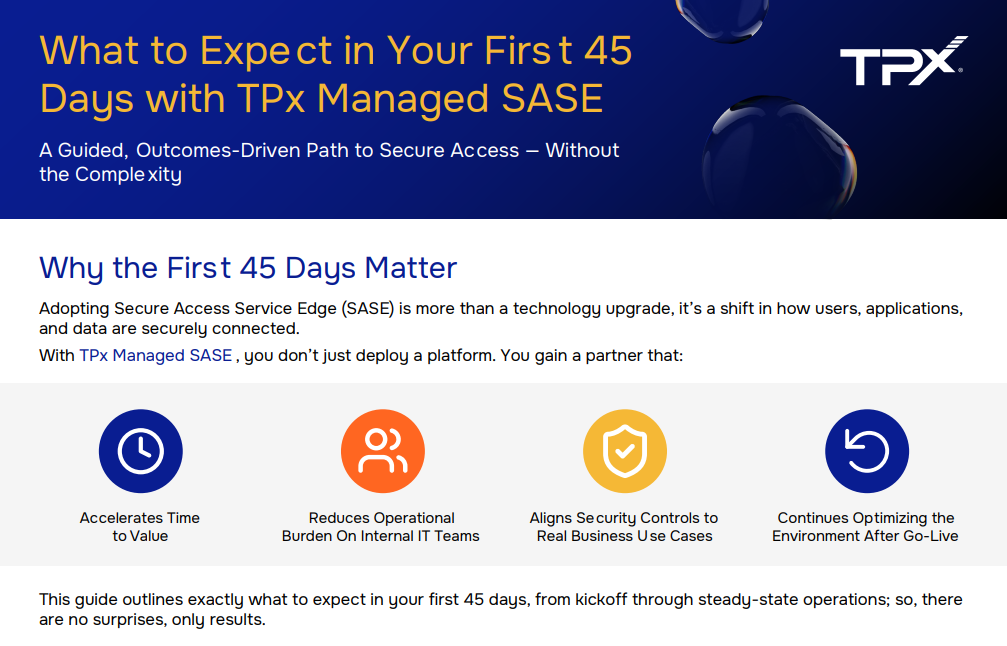 TPx Managed SASE_What to Expect First 45 Days