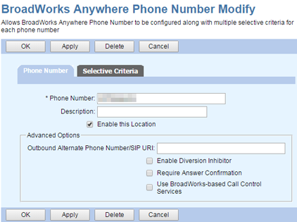 Broadworks-Anywhere-Phone-Number-Modify