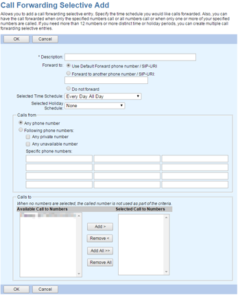 Call-Forwarding-Selective-Add