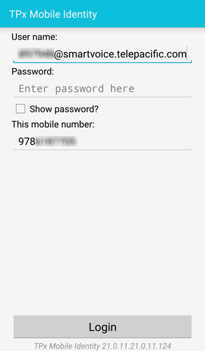 Mobile Identity - Android login