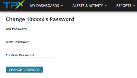 Network Monitor update password