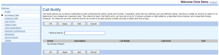 User-Call-Notify