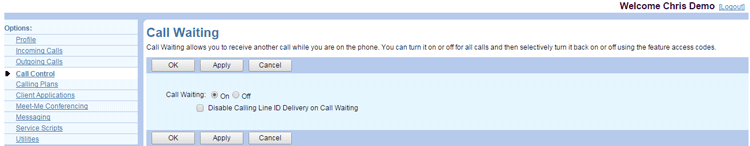 User-Call-Waiting