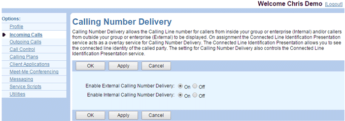 User-Calling-Number-Delivery
