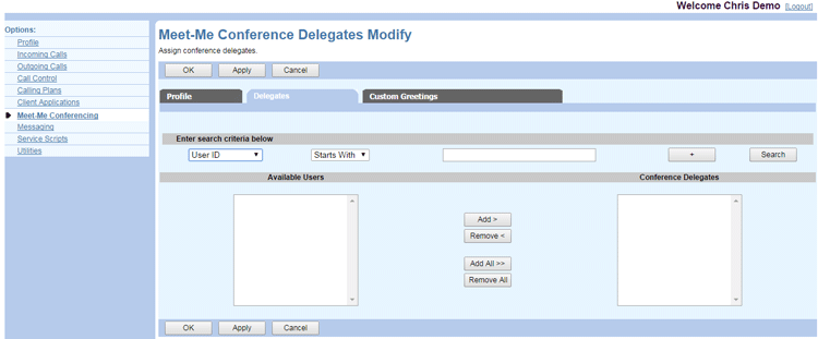 User-Meet-Me-Conference-Modify-Delegates